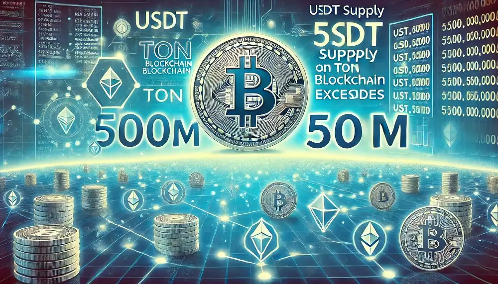 USDT Supply on TON Blockchain Exceeds 500M