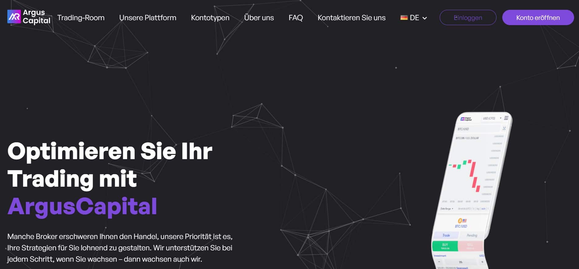 ArgusCapital website ArgusCapital website