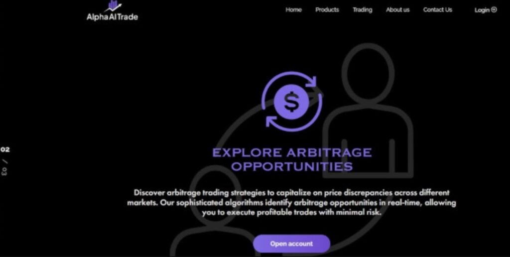 AlphaAITrade website